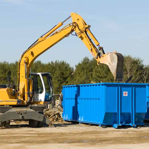 can i choose the location where the residential dumpster will be placed in Elk Lick Pennsylvania